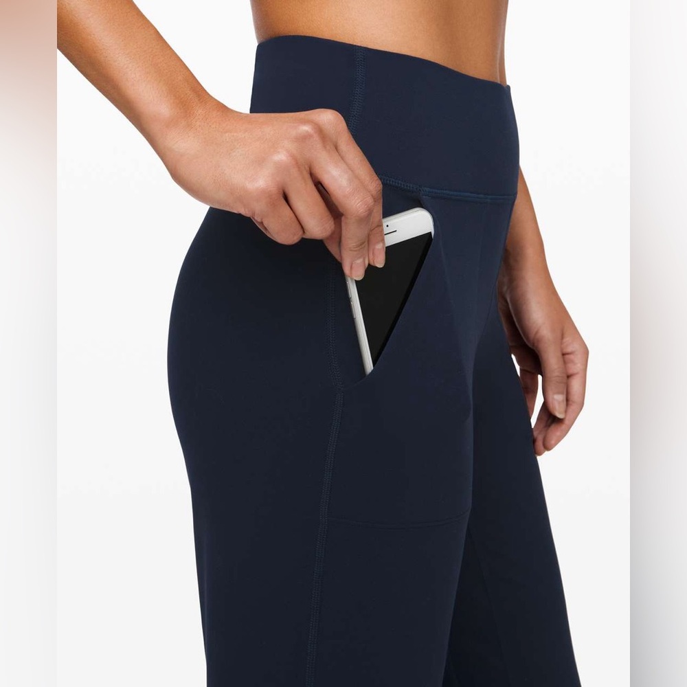 Lululemon Align Jogger 28" True Navy Pants Tights Leggings Blue 6 Ankle - Picture 3 of 7